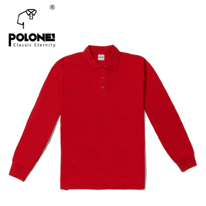 POLONE1 亞規長袖POLO衫-全棉6.5oz
