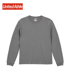 UA Premium Soft Cotton Long Sleeve T-Shirt (1.6-Inch Ribbed Cuffs) 5.6oz